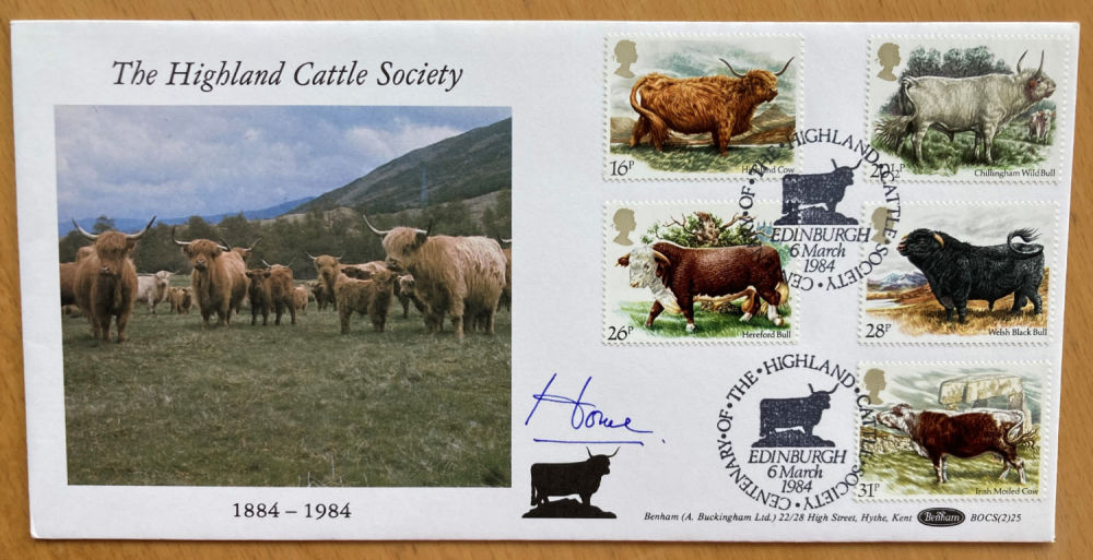 Lot 157: Lord Home former Prime Minister signed Benham 1984...