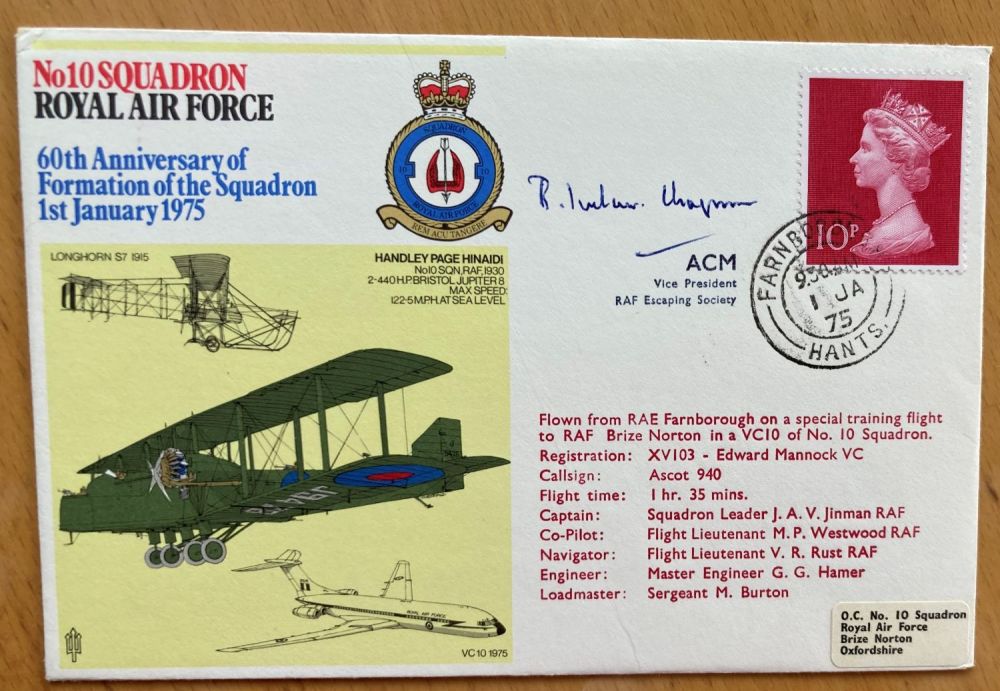 Lot 162: Great War and WW2 ACM Ivelae Chapman signed...