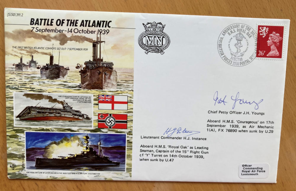 Lot 167: WW2 Battle of the Atlantic 50th Ann cover...