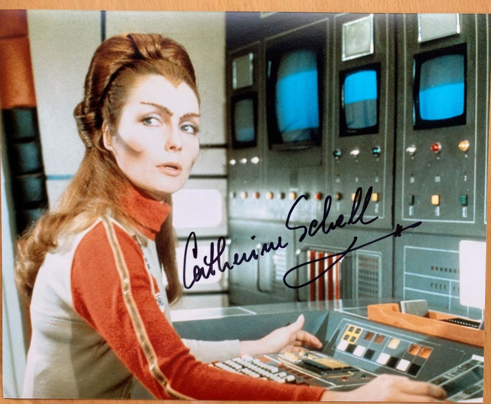 Lot 180: Space 1999 Catherine Schell signed 10 x 8...