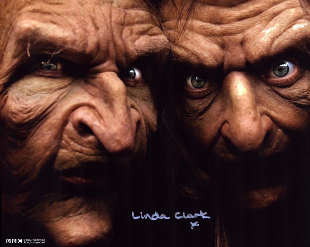 Lot 281: Linda Clark signed 10x8 inch DR WHO colour...