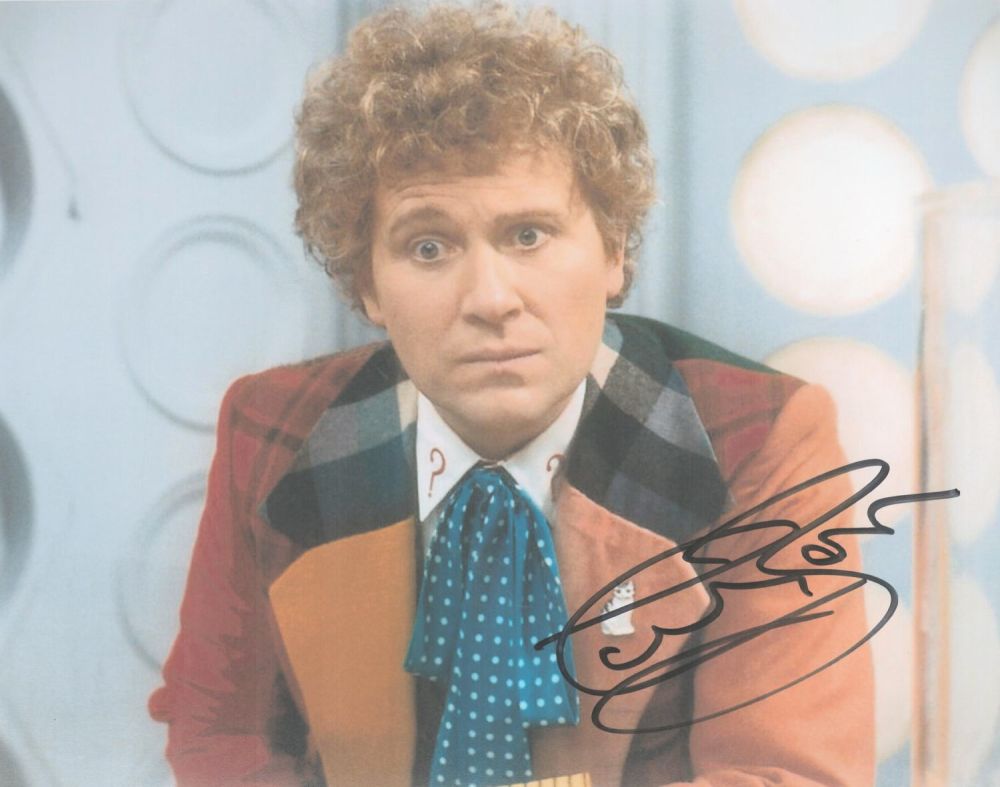 Lot 291: Colin Baker signed 10x8 inch colour photo pictured...