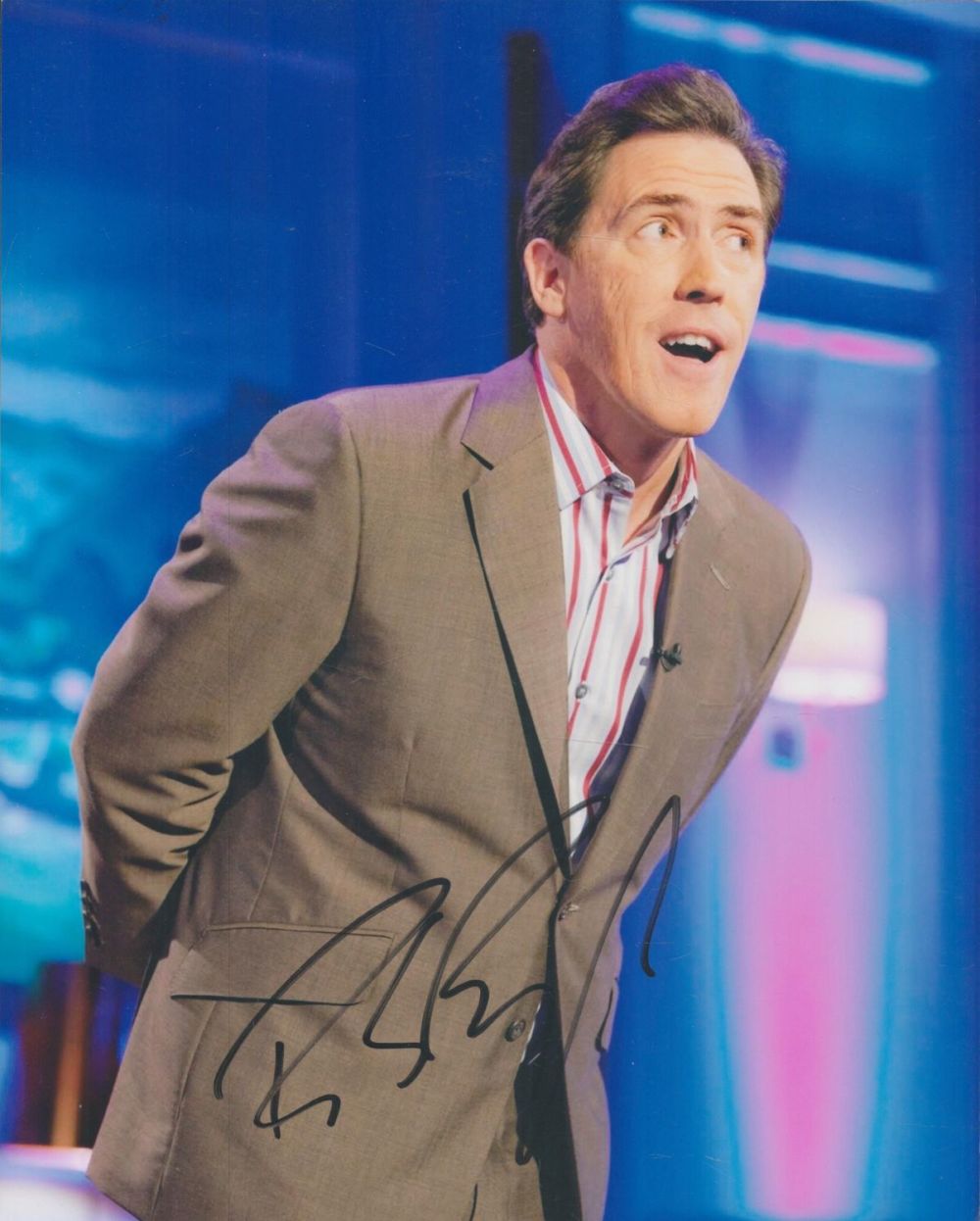 Lot 297: Rod Brydon signed 10x8 inch colour photo. Good...