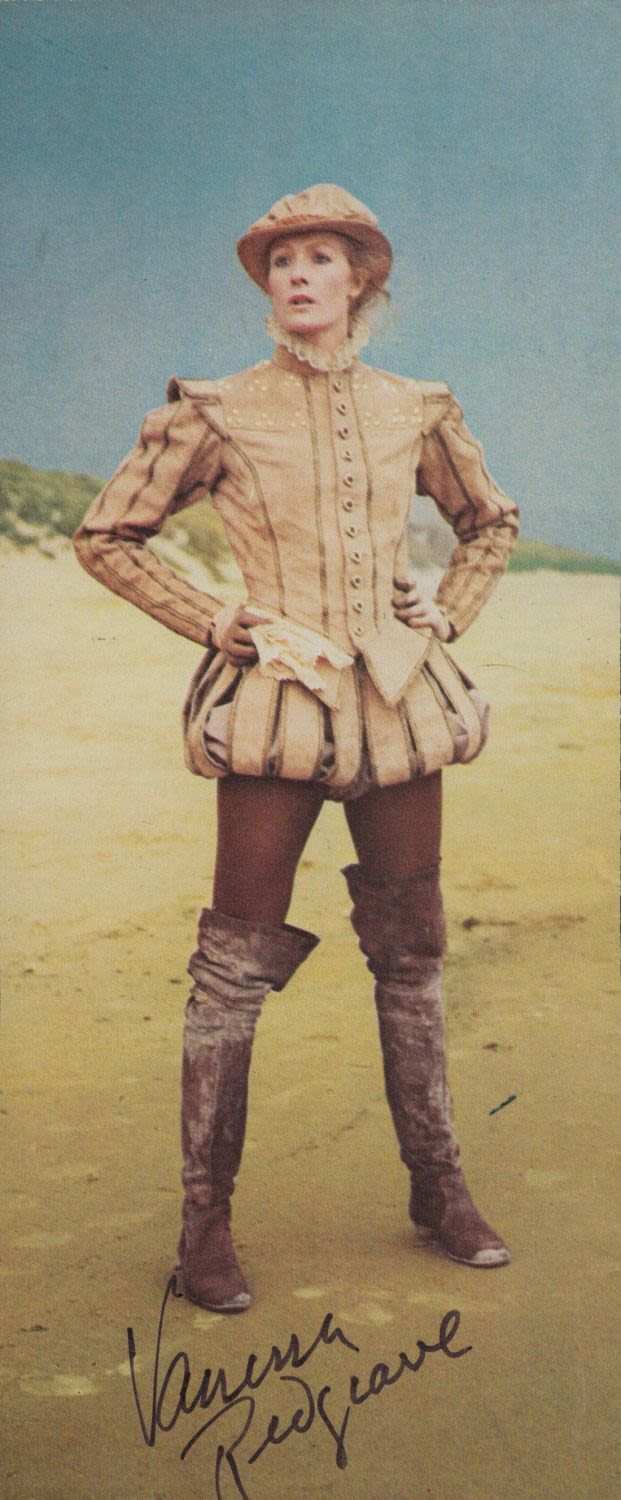Lot 306: Vanessa Redgrave English Actress Signed Vintage Cut Picture....