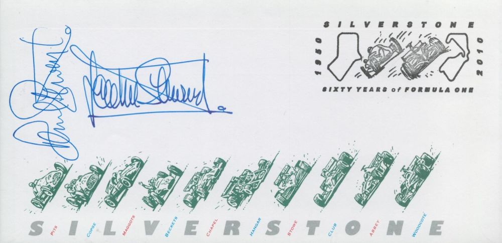 Lot 360: Multi signed Jackie and Paul Stewart signed FDC...