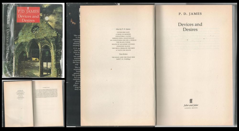 Lot 101: Book. Titled Devices and Desires by PD James....