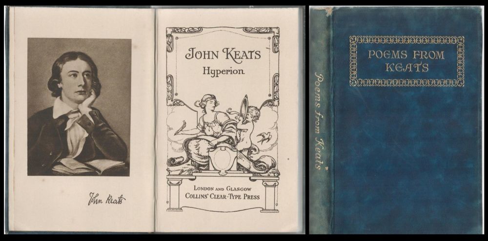 Lot 106: Book. Titled Poems From Keats by John Keats....