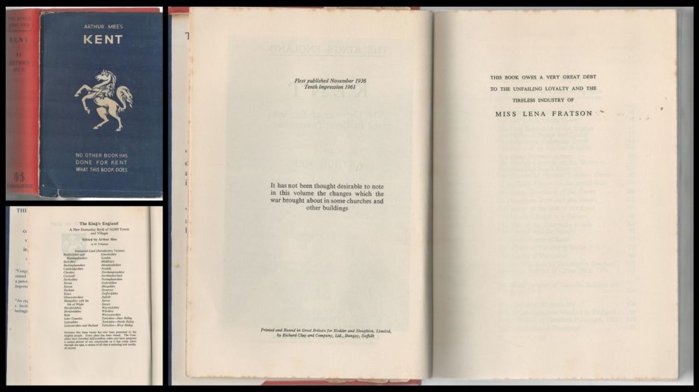Lot 107: Book. Titled Kent The Gateway To England And...