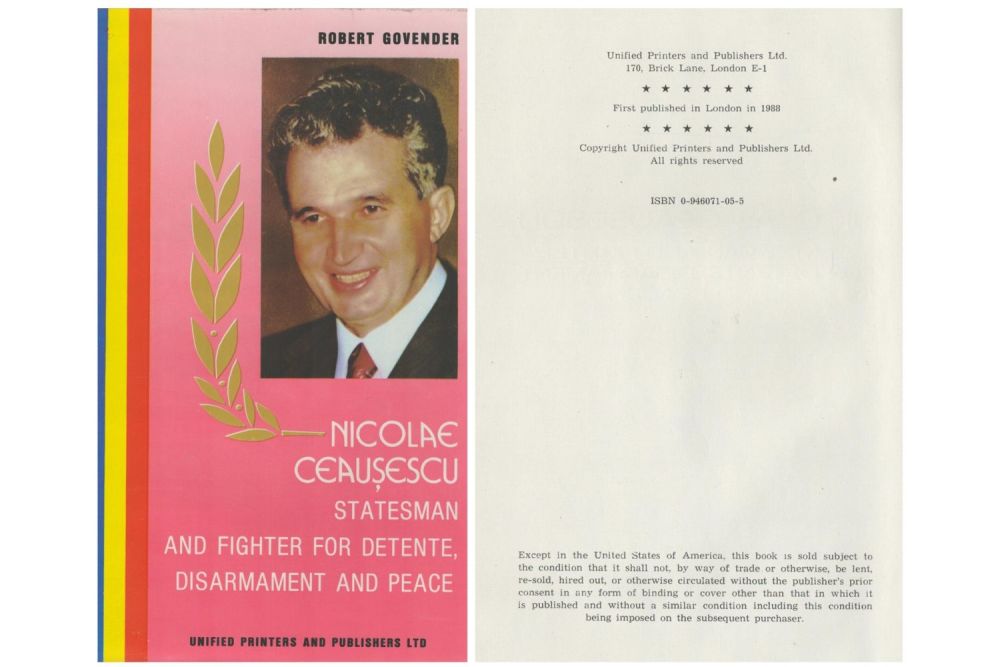 Lot 111: Nicolae Ceaucascu Statesman and Fighter for Détente Disarmament...