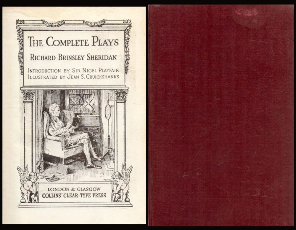 Lot 145: The Complete Plays Hardback Book by Richard Brinsley...