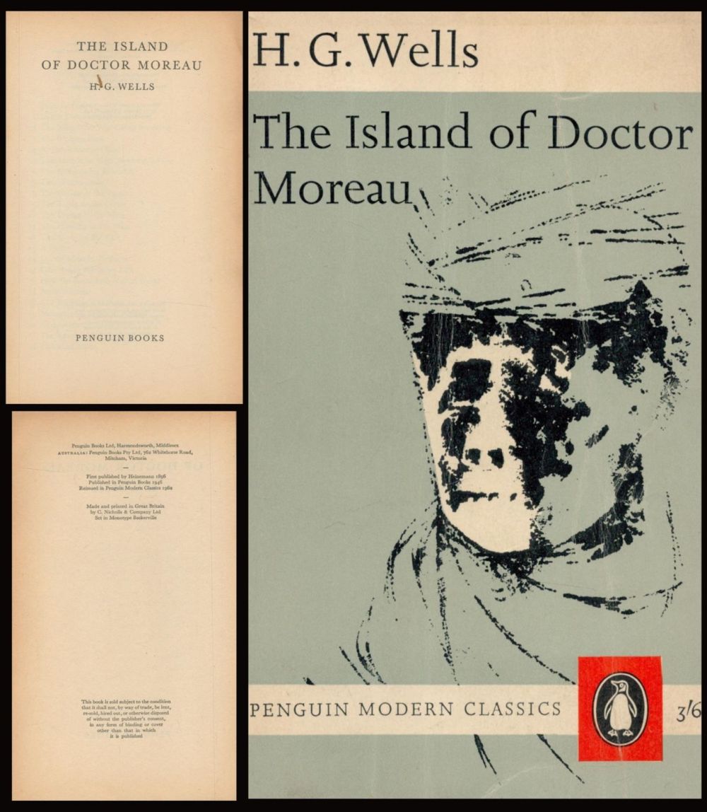 Lot 146: The Island of Doctor Moreau Paperback Book By...