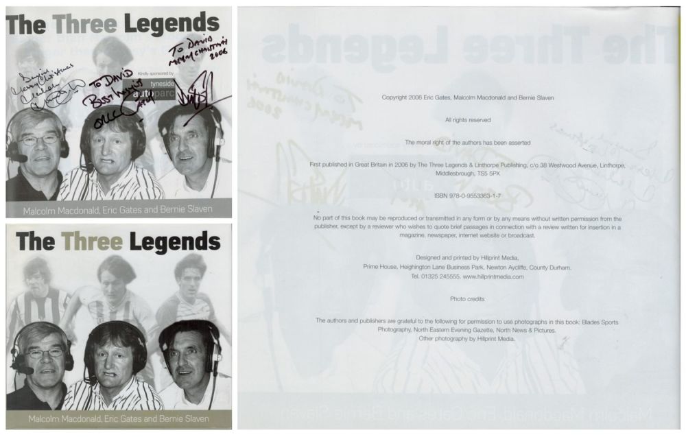 Lot 185: Multi Signed by Malcolm Macdonald, Eric Gates &...