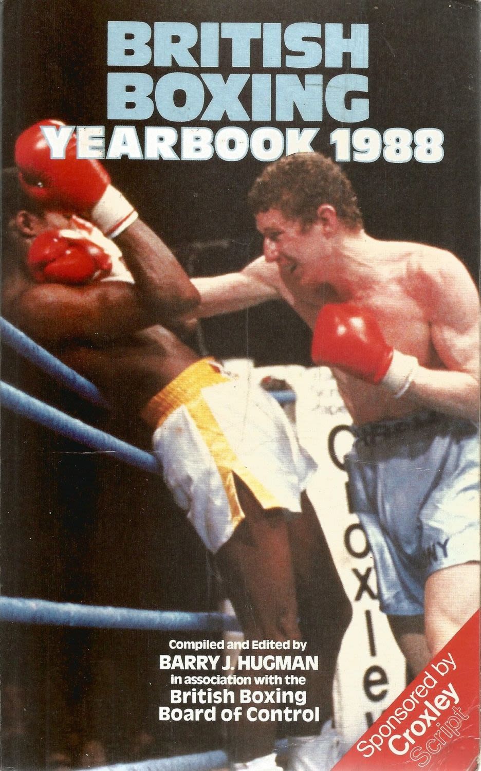 Lot 222: Barry J Hugman Signed Book - British Boxing...