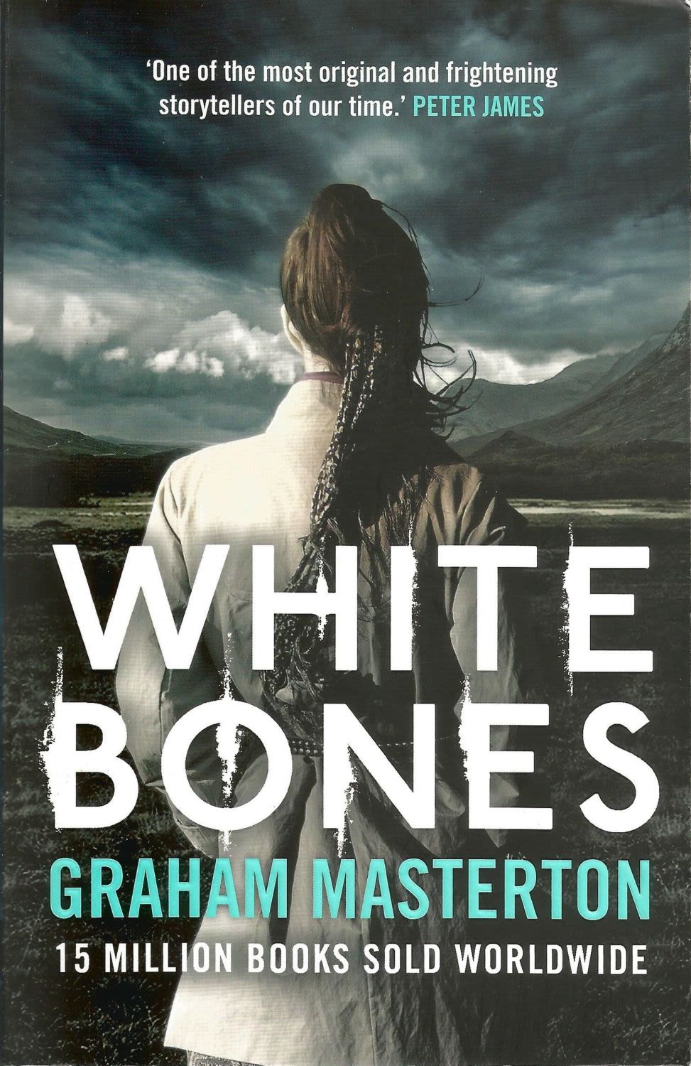 Lot 226: Graham Masterton signed White Bones paperback book. Signed...