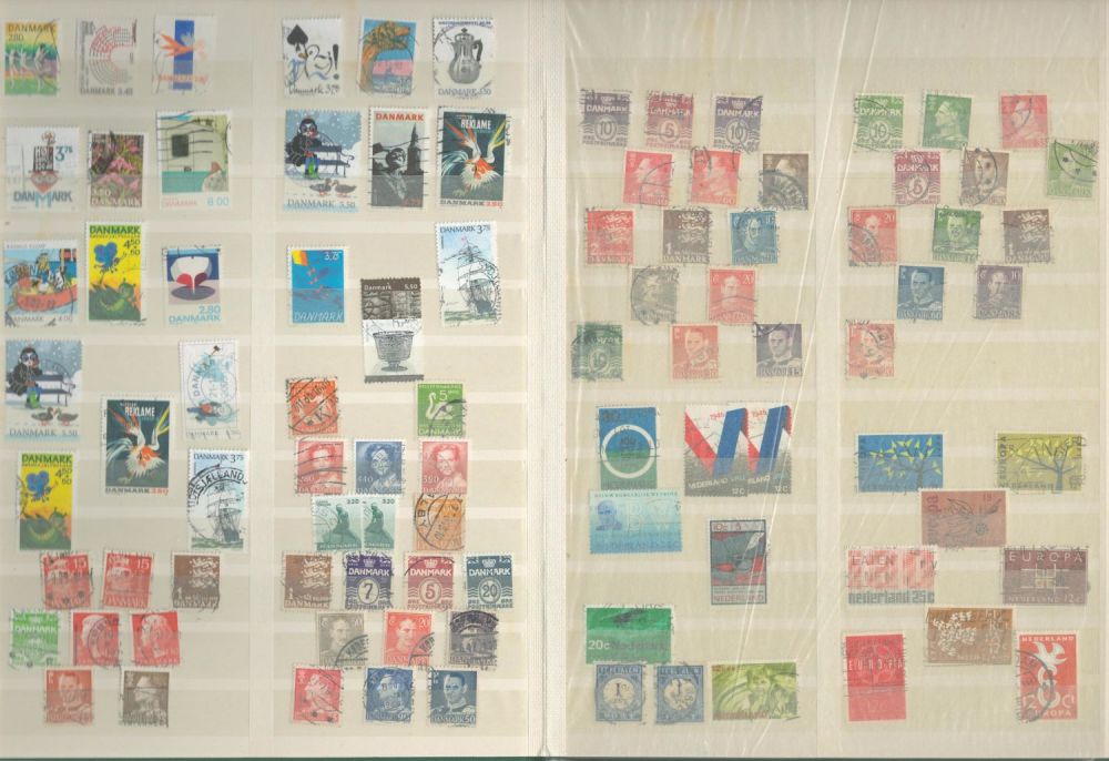 Lot 232: Denmark, Netherlands, Hungary and Romania used Stamps in...