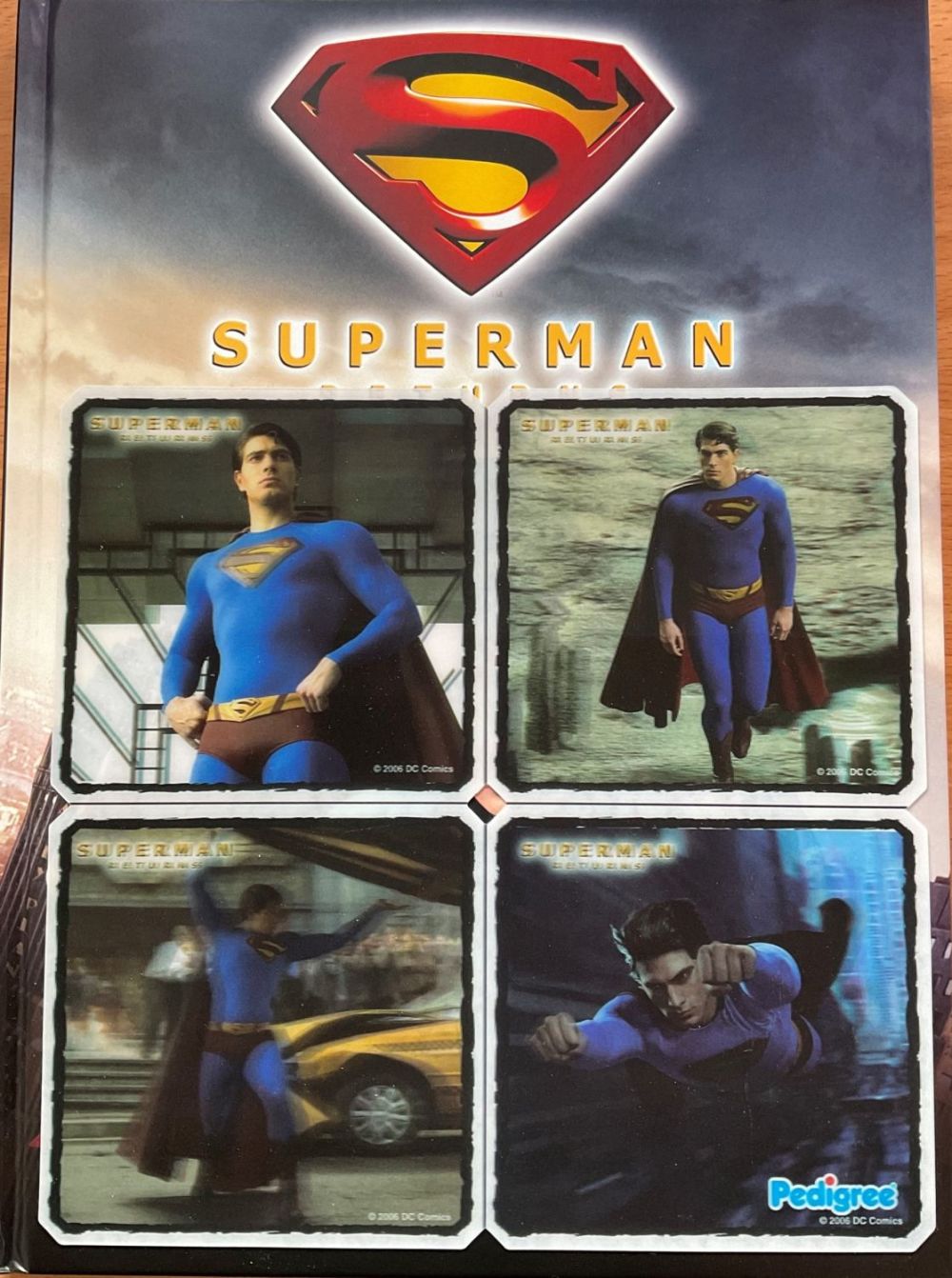 Lot 246: Unsigned Superman Returns 2007 Pedigree Annual. Unused. Based...