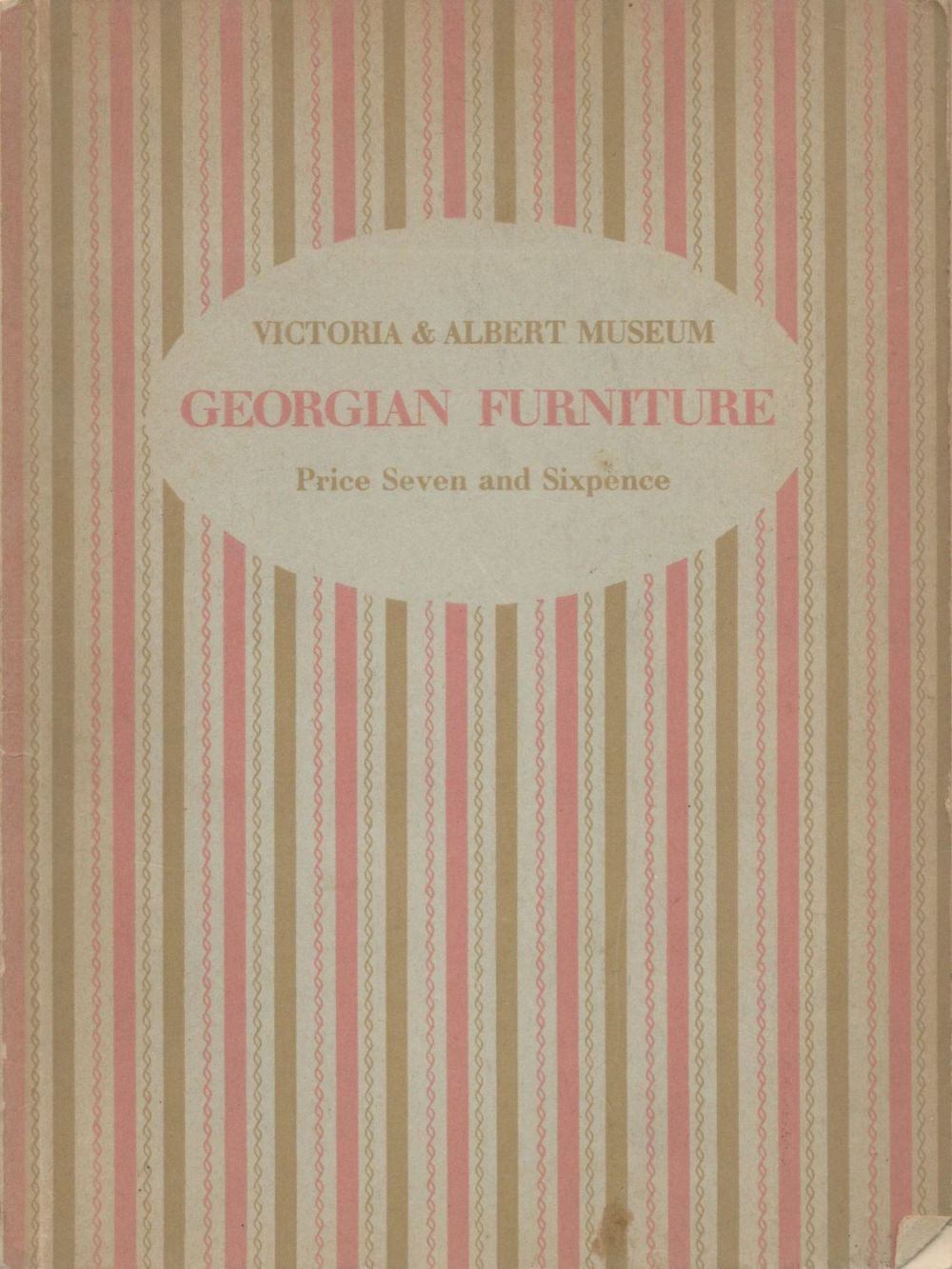 Lot 278: Victoria and Albert Museum Georgian furniture softback book....