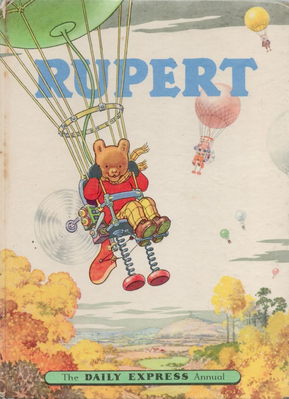 Lot 281: Rupert, the daily express annual hardback book 1957...