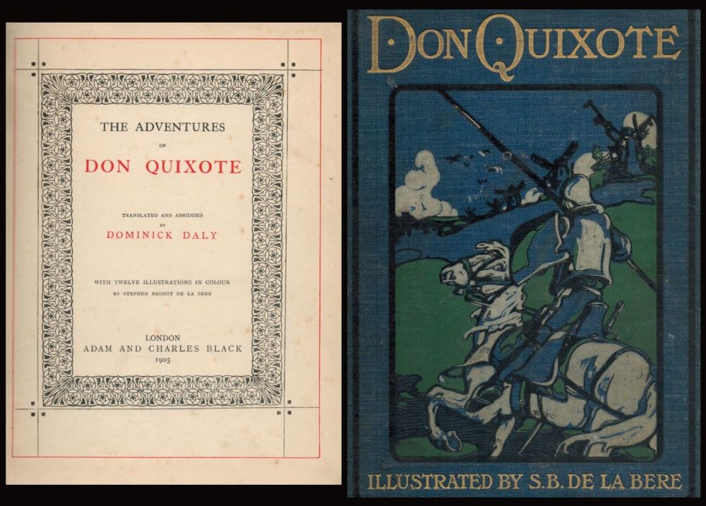 Lot 317: The Adventures of Don Quixote Hardback Book by...