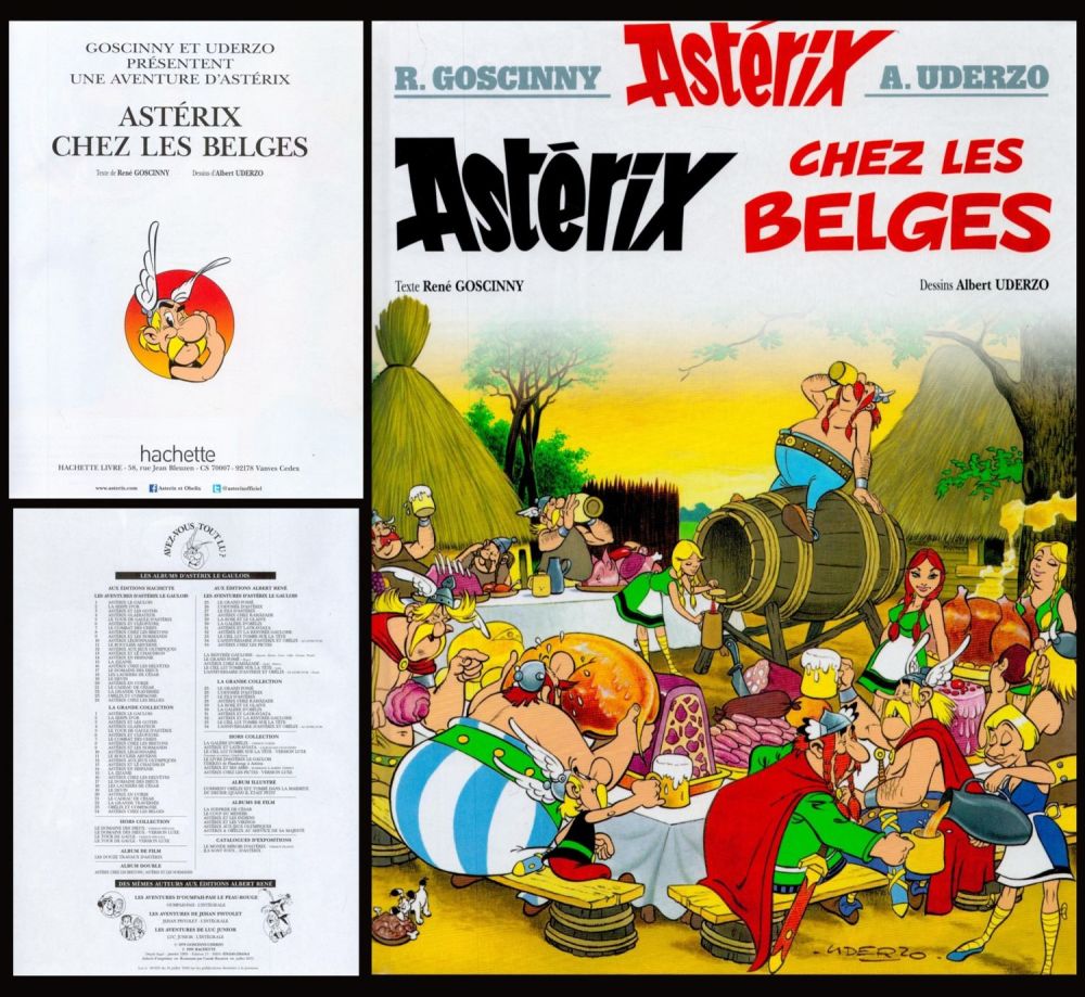 Lot 325: French Language Asterix Ches Les Belges. Published in...