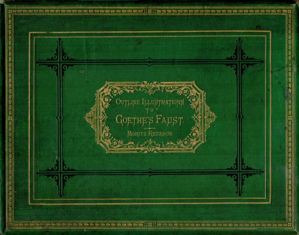 Lot 346: Outlines to Goethe's Faust Hardback Book By Moritz...