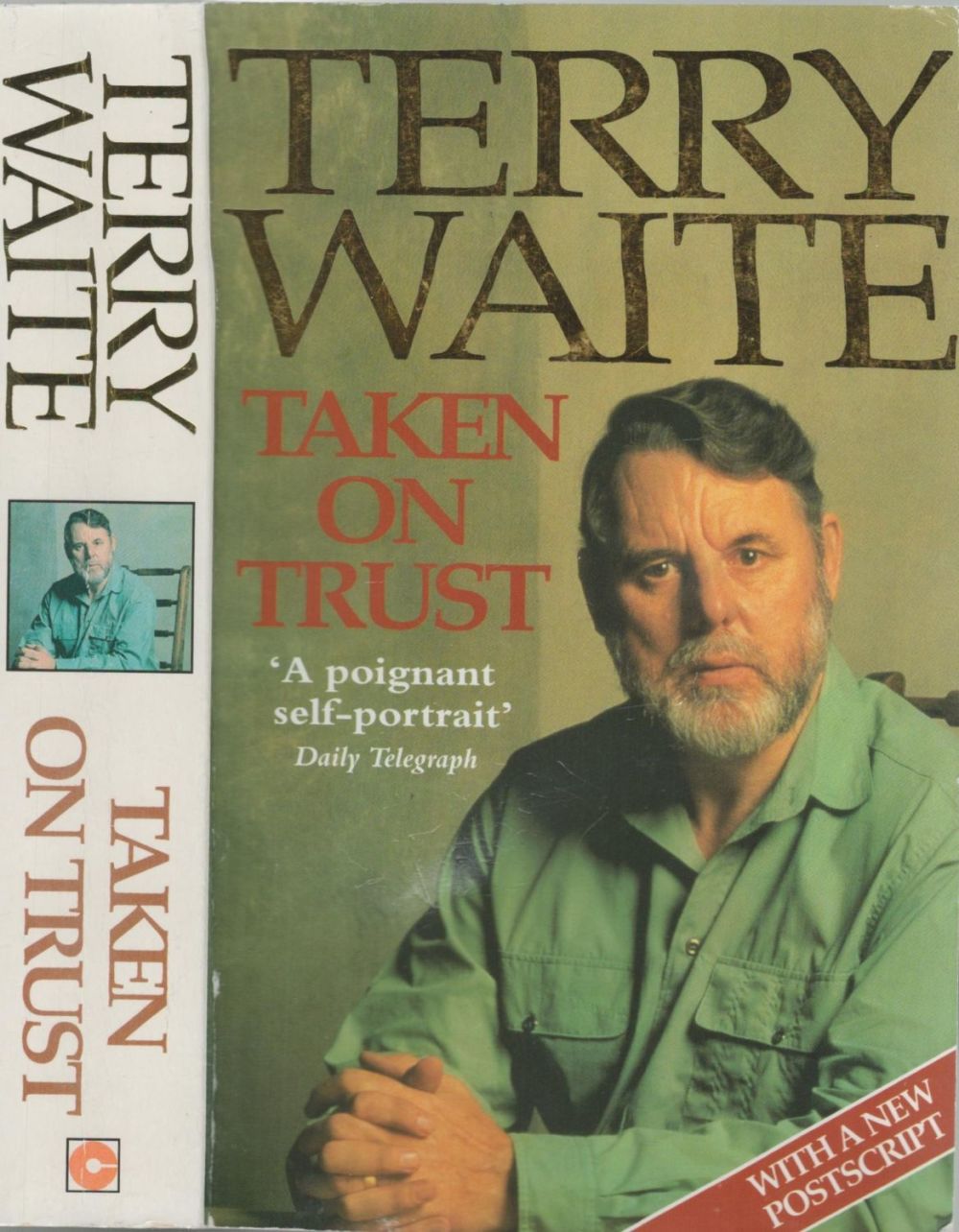 Lot 349: Terry Waite signed paperback book title Taken on...