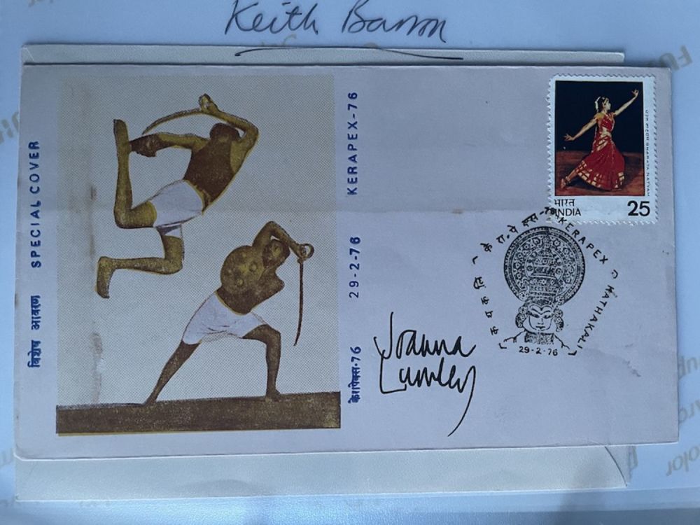 Lot 66: Joanna Lumley Great British Actress Signed First Day...