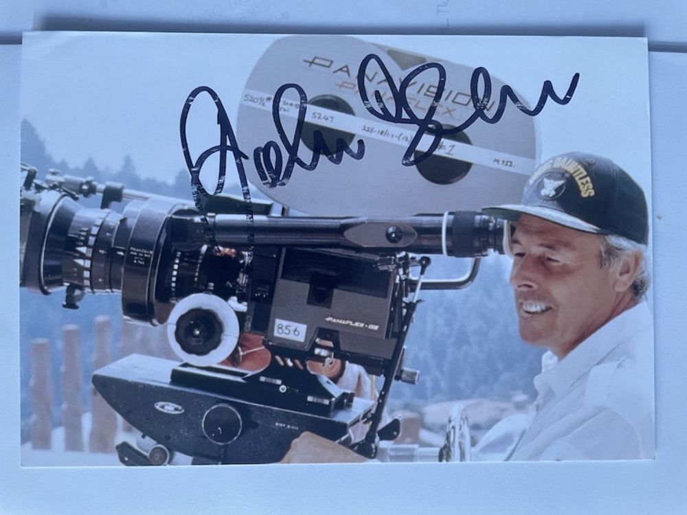 Lot 71: John Glen James Bond Film Director 6x4 inch...