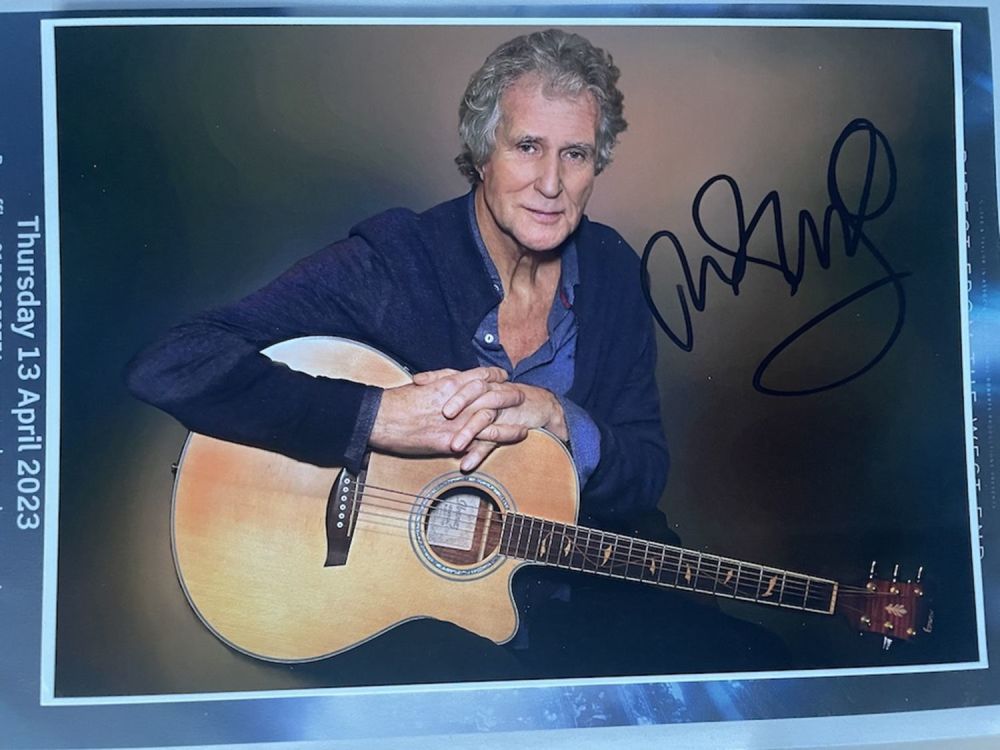 Lot 78: John Illsley Dire Straits Band Member 7x5 inch...
