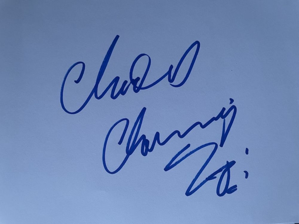 Lot 79: Chad Channing Former Nirvana Band Member Signed White...