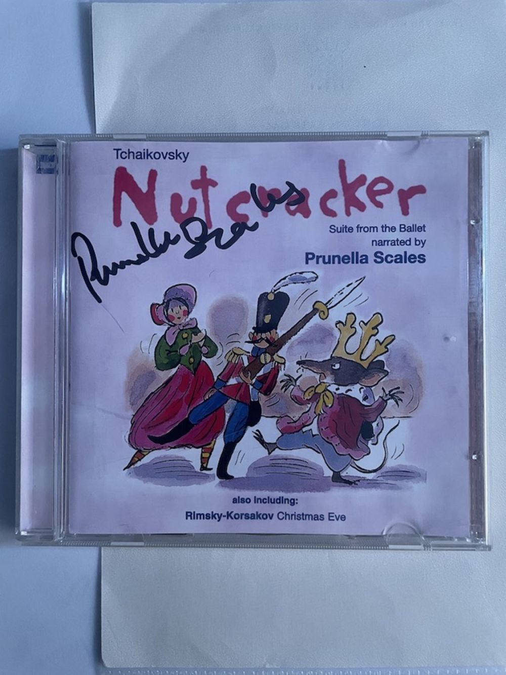 Lot 90: Prunella Scales Fawlty Towers Actress Signed CD. Good...