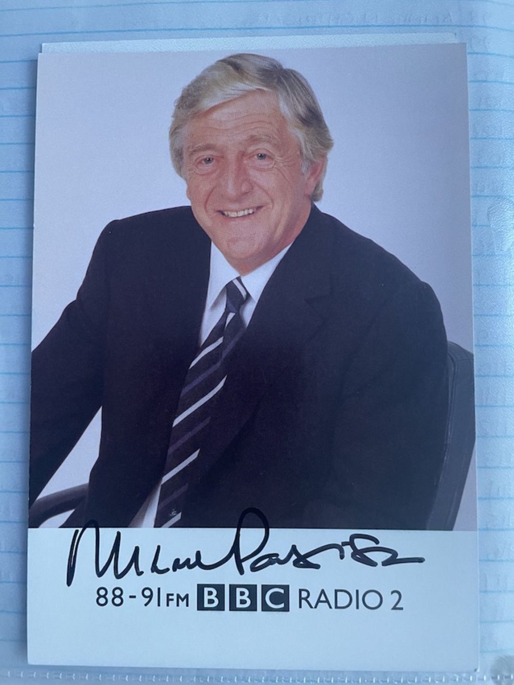 Lot 92: Michael Parkinson Late Great TV and Radio Presenter...