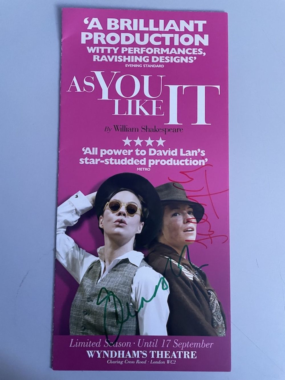 Lot 115: Sienna Miller and Helen McCrory As You Like...