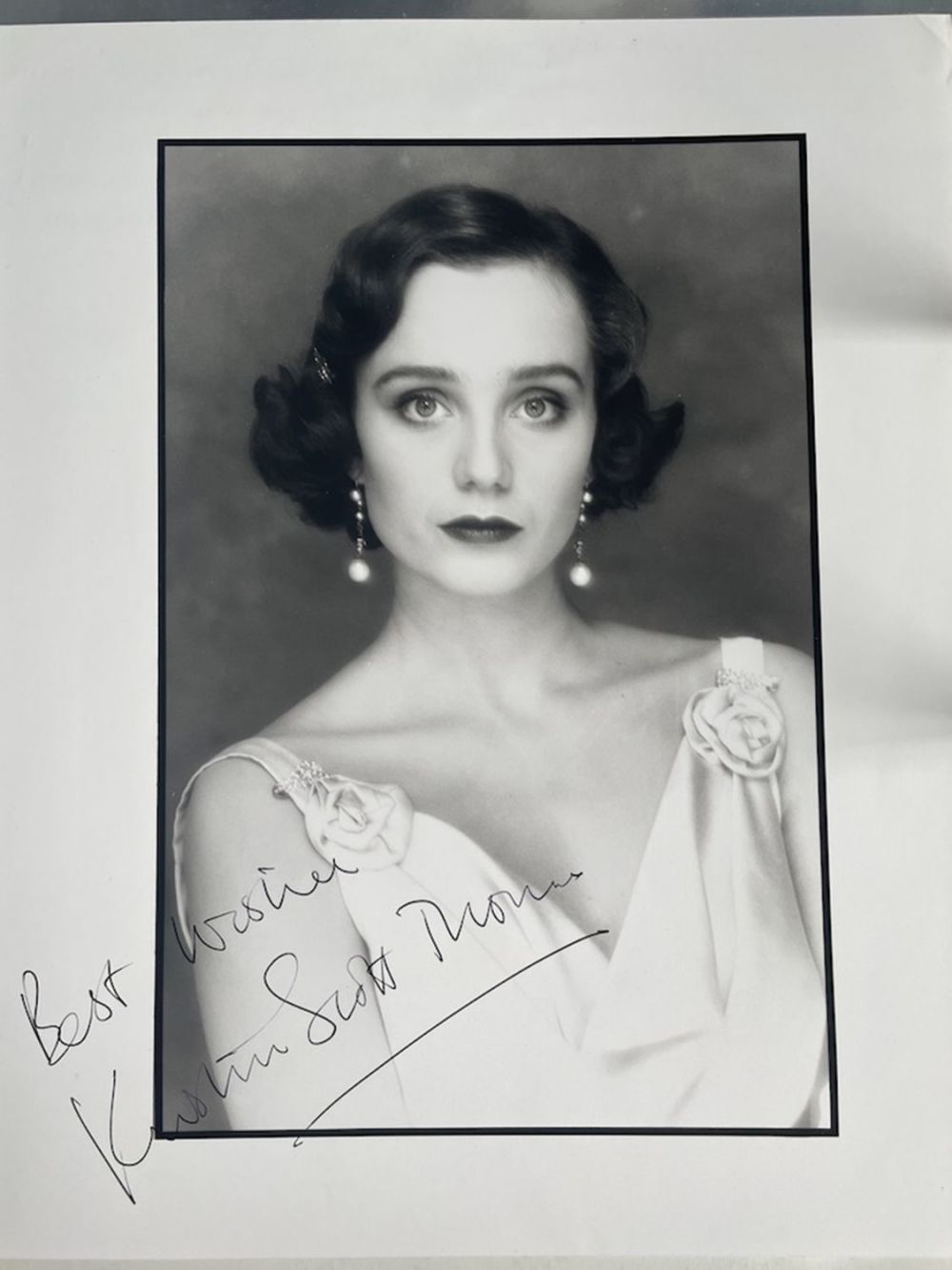 Lot 133: Kristin Scott Thomas Award Winning and British Actress...