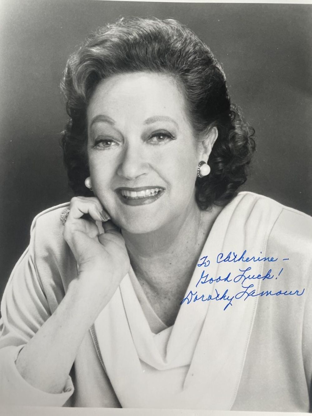 Lot 160: Dorothy Lamour Late Great American Actress 10x8 inch...