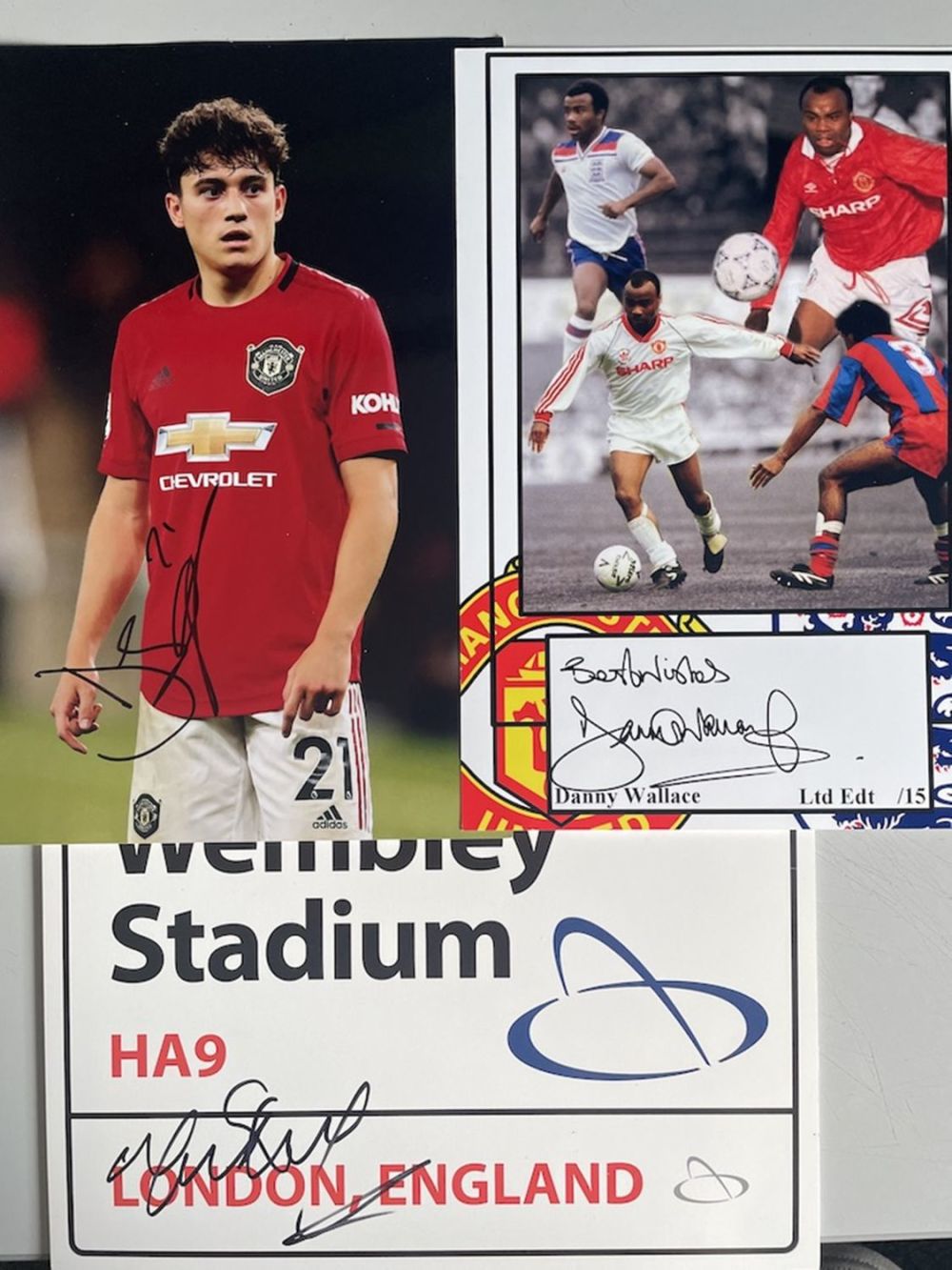 Lot 171: Mark Hughes, Elanga, Matic, Dan James, Carrick, Sheringham...