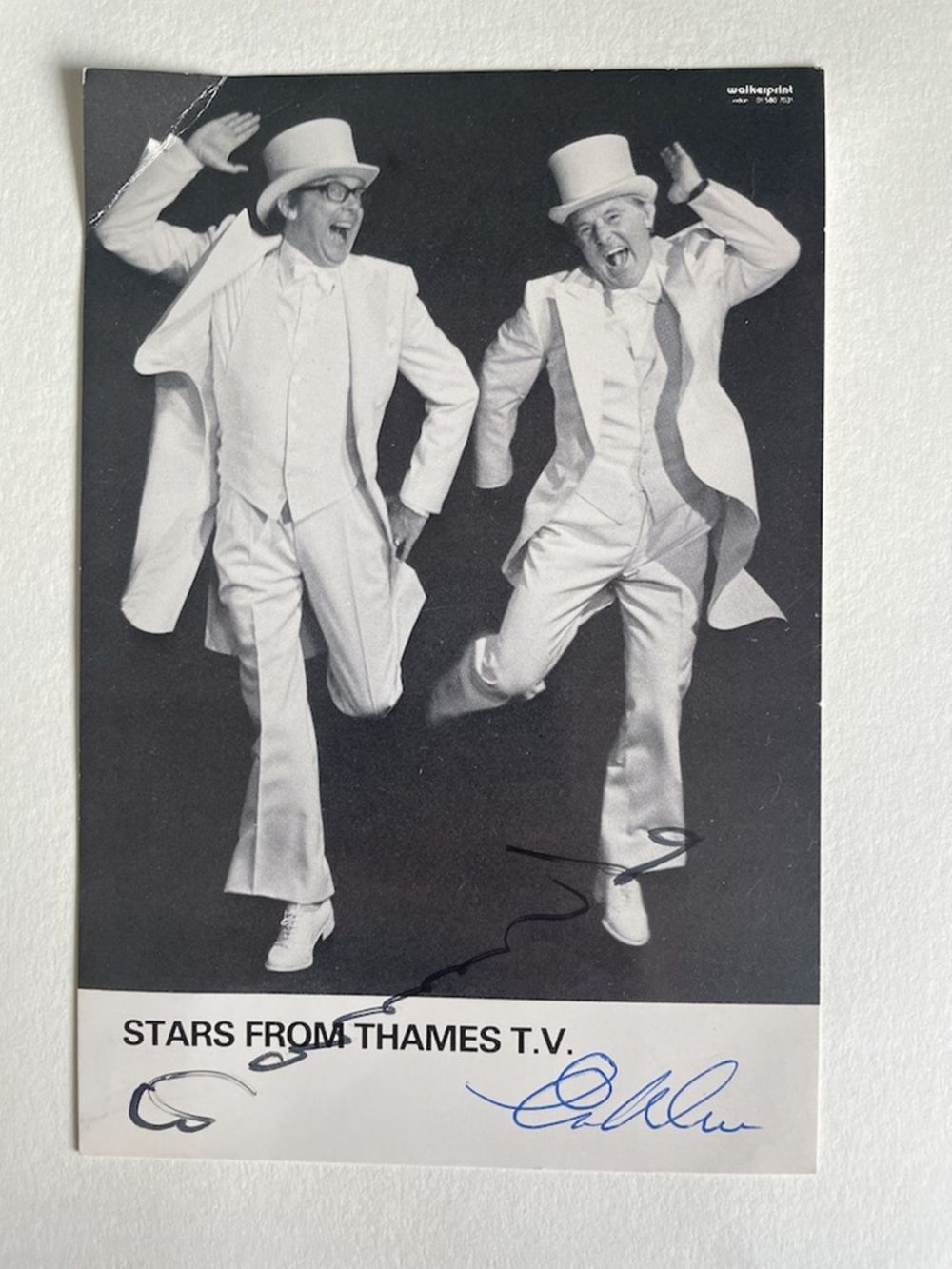 Lot 185: Morecambe and Wise Legendary Comedy Duo 6x4 inch...