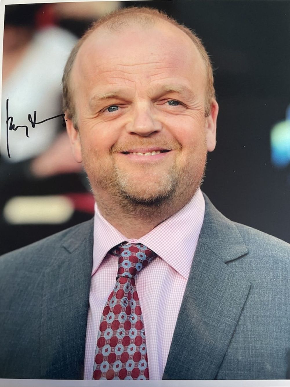 Lot 197: Toby Jones Harry Potter Film Actor 10x8 inch...