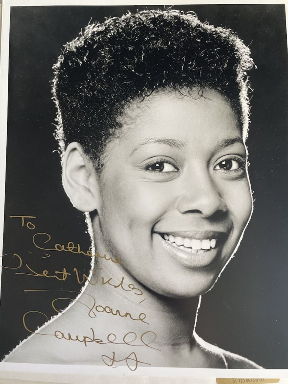 Lot 205: Joanne Campbell Me and My Girl Actress 10x8...