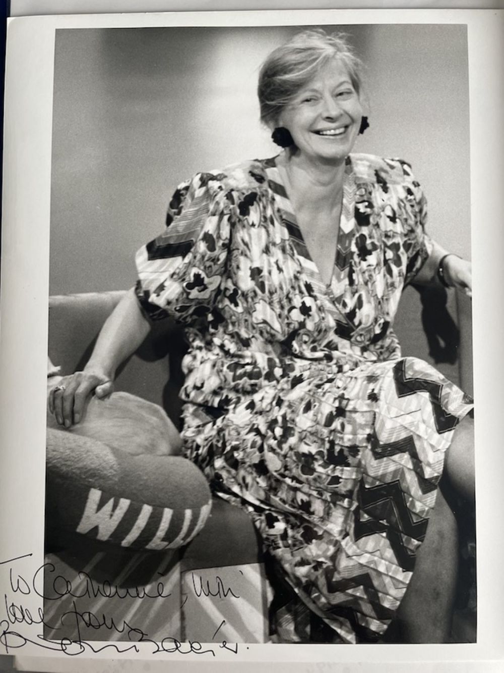 Lot 215: Biddy Baxter Listen With Mother Blue Peter Editor...