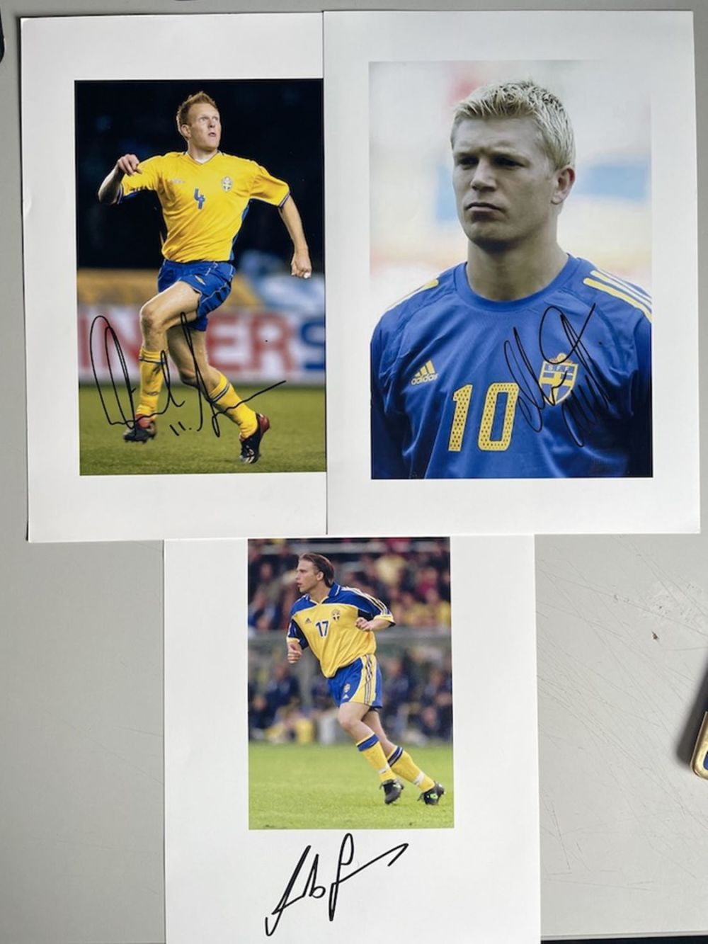 Lot 224: Michael Svensson, Allback, Anders Svensson Sweden International Footballers...
