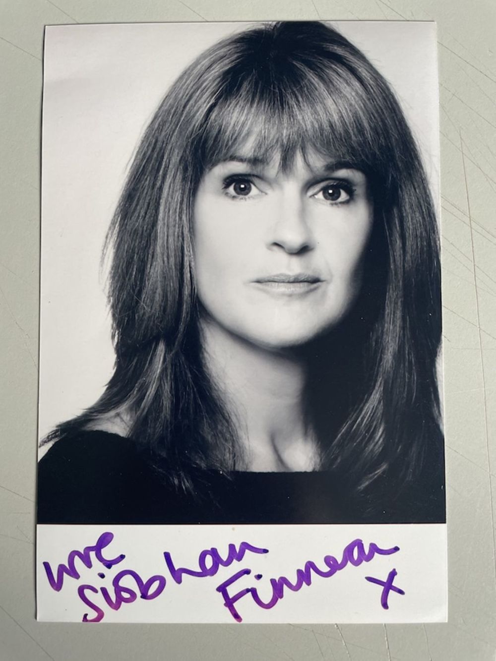 Lot 251: Siobhan Finneran Downton Abbey Happy Valley Actress 6x4...