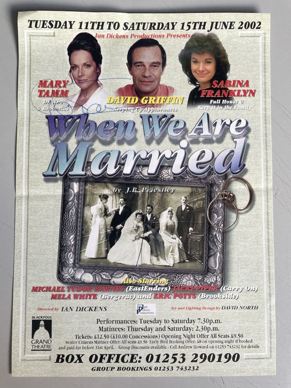 Lot 254: Mary Tamm Late Great Dr Who Actress Signed...