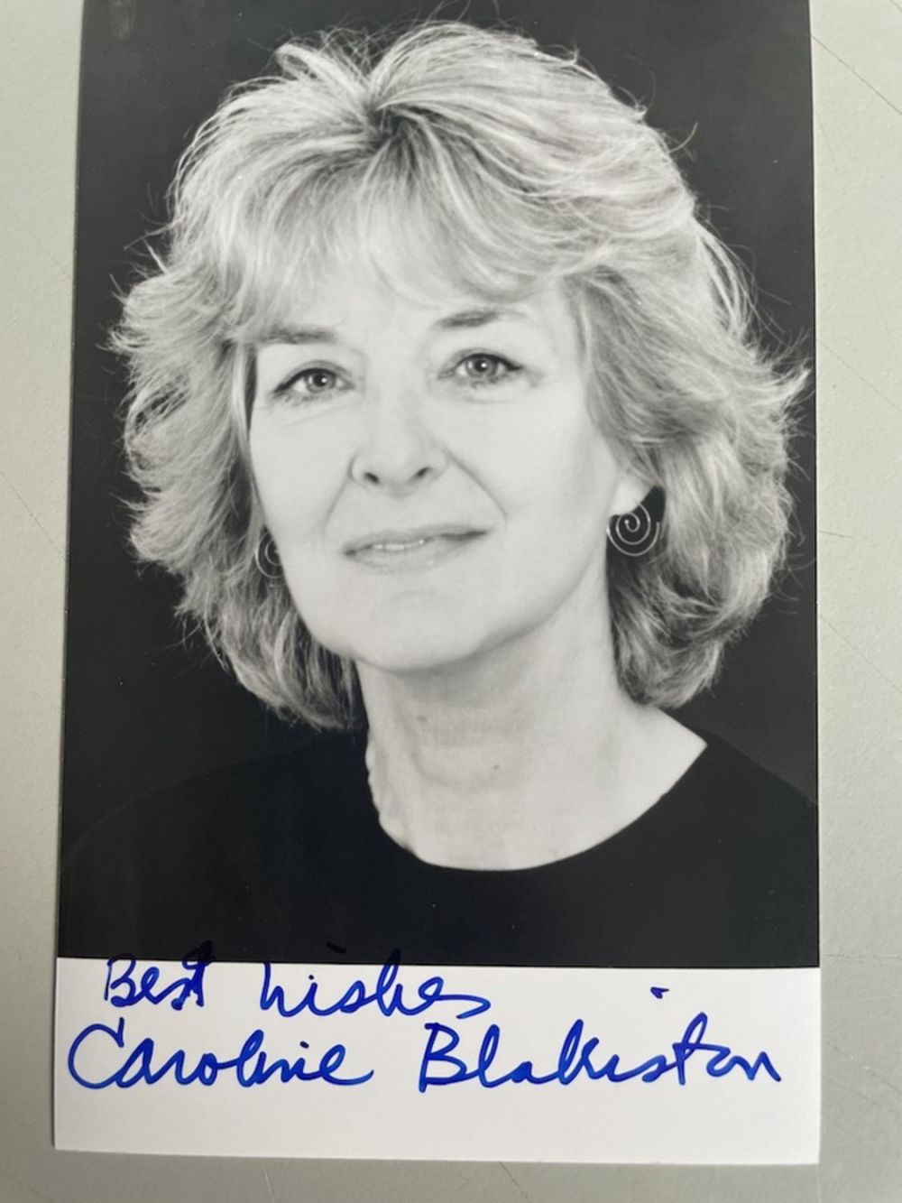 Lot 257: Caroline Blakiston Star Wars Film Actress 6x4 inch...