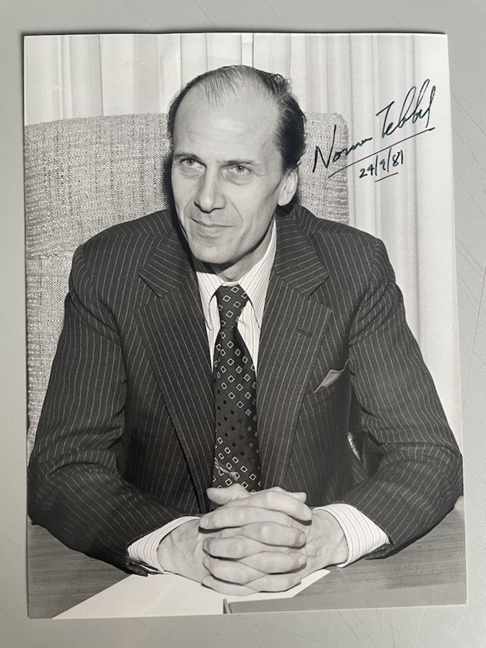 Lot 259: Norman Tebbit Former Conservative Politician 8x6 inch signed...
