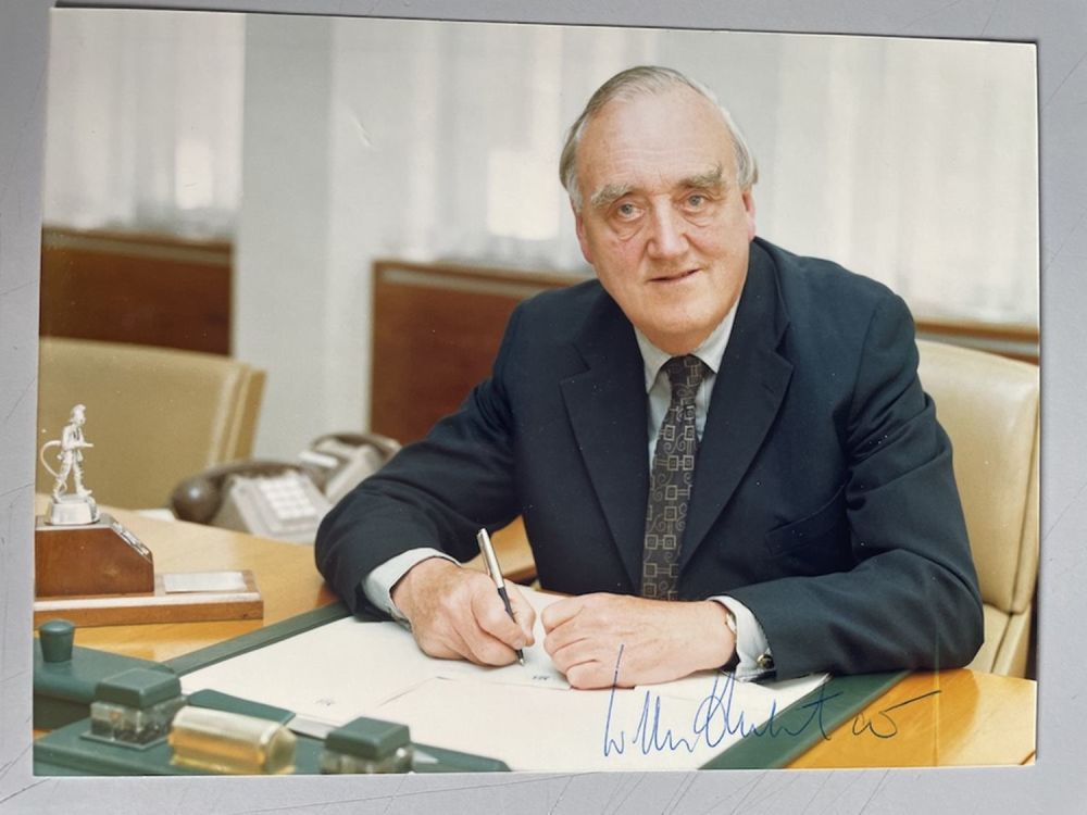 Lot 260: William Whitelaw Late Great Conservative Politician 8x6 inch...