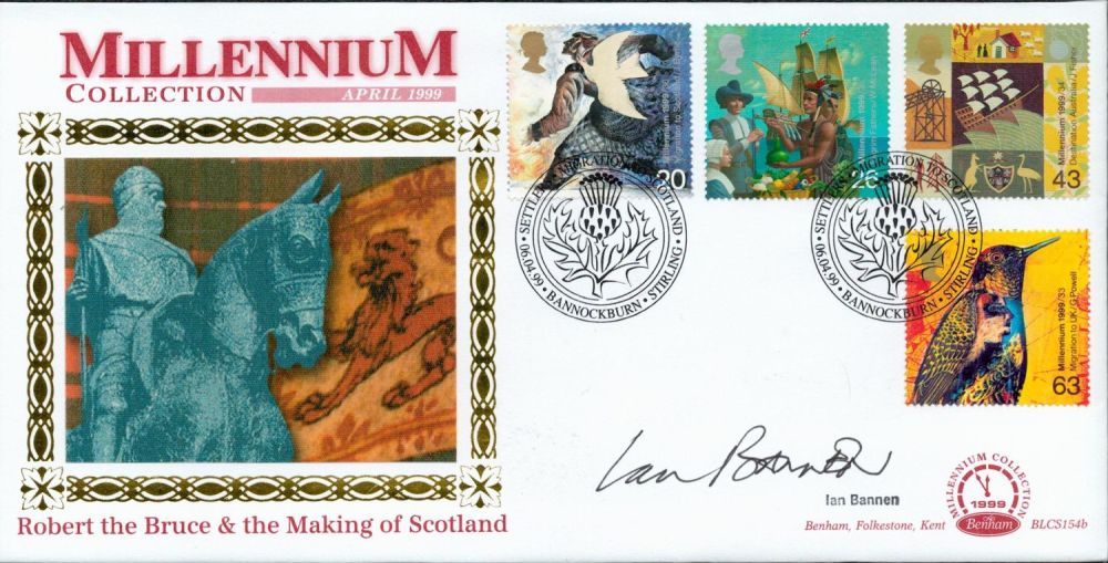 Lot 697: Ian Bannen signed Robert The Bruce and the...