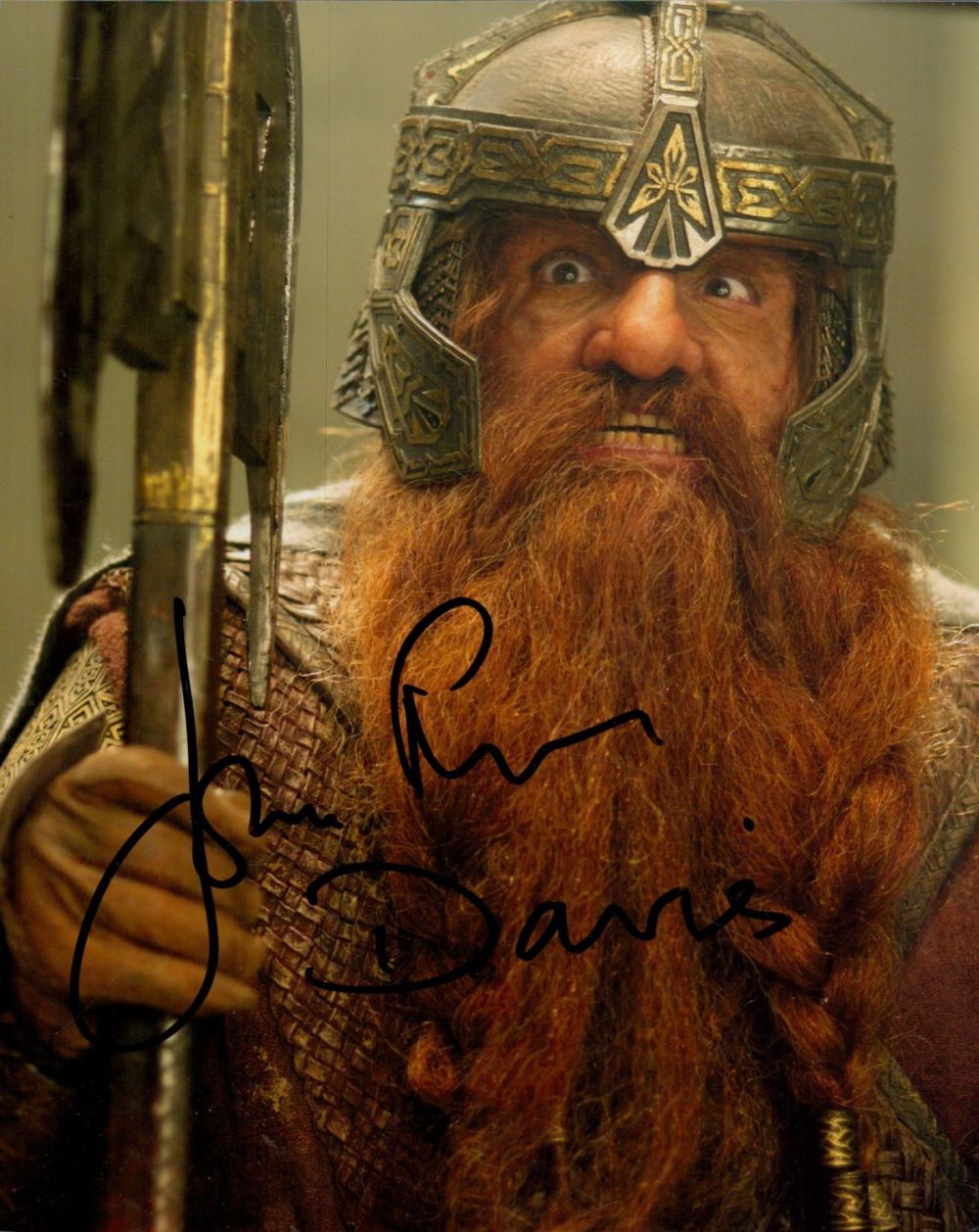 Lot 81: John Rhys Davies signed Lord of the Rings...