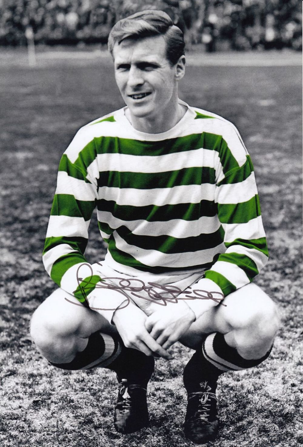 Lot 108: Autographed BILLY McNEILL 12 x 8 photo :...