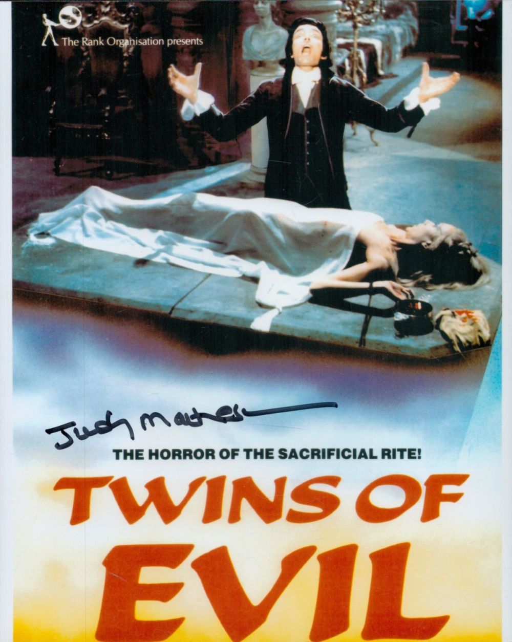 Lot 72: Twins of Evil Judy Matheson signed 10 x...